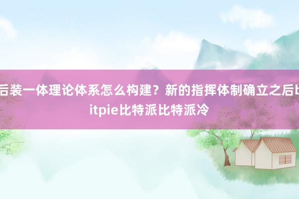 后装一体理论体系怎么构建？新的指挥体制确立之后bitpie比特派比特派冷