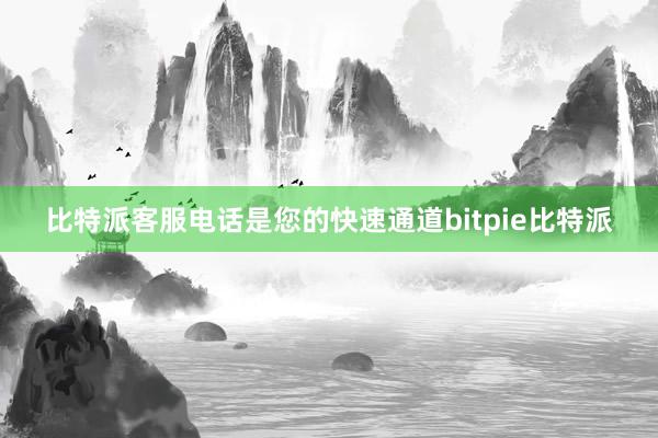 比特派客服电话是您的快速通道bitpie比特派