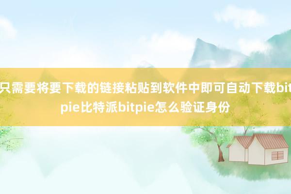 只需要将要下载的链接粘贴到软件中即可自动下载bitpie比特派bitpie怎么验证身份