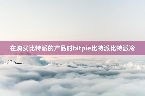 在购买比特派的产品时bitpie比特派比特派冷