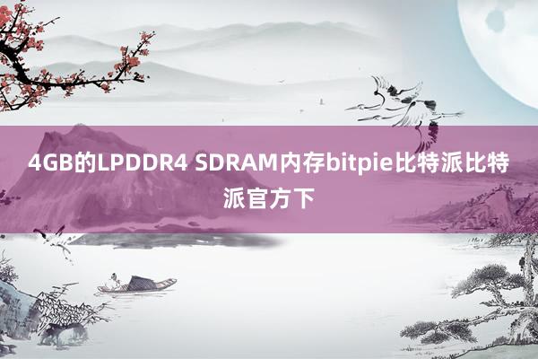 4GB的LPDDR4 SDRAM内存bitpie比特派比特派官方下