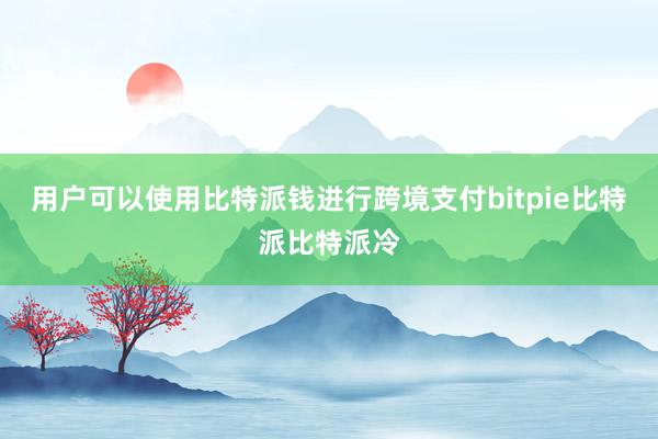 用户可以使用比特派钱进行跨境支付bitpie比特派比特派冷