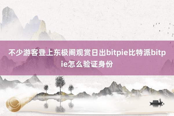 不少游客登上东极阁观赏日出bitpie比特派bitpie怎么验证身份