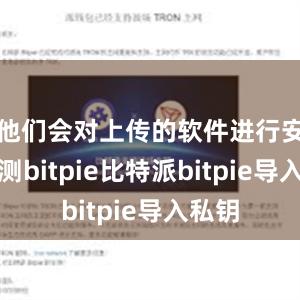 他们会对上传的软件进行安全检测bitpie比特派bitpie导入私钥