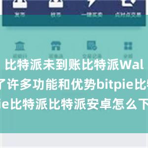 比特派未到账比特派Wallet提供了许多功能和优势bitpie比特派比特派安卓怎么下载安装