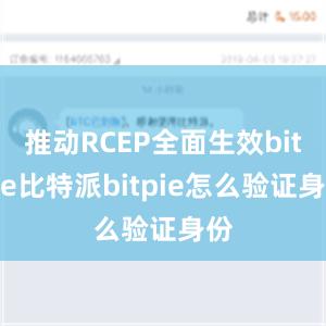 推动RCEP全面生效bitpie比特派bitpie怎么验证身份