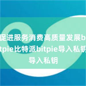 促进服务消费高质量发展bitpie比特派bitpie导入私钥