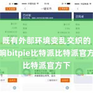 既有外部环境变乱交织的影响bitpie比特派比特派官方下