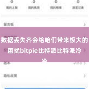 数据丢失齐会给咱们带来极大的困扰bitpie比特派比特派冷