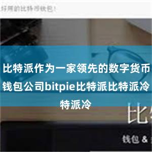 比特派作为一家领先的数字货币钱包公司bitpie比特派比特派冷