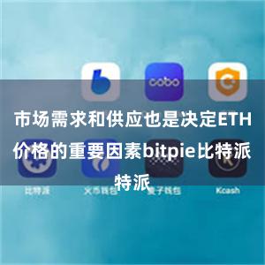 市场需求和供应也是决定ETH价格的重要因素bitpie比特派