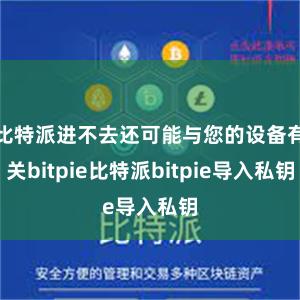 比特派进不去还可能与您的设备有关bitpie比特派bitpie导入私钥